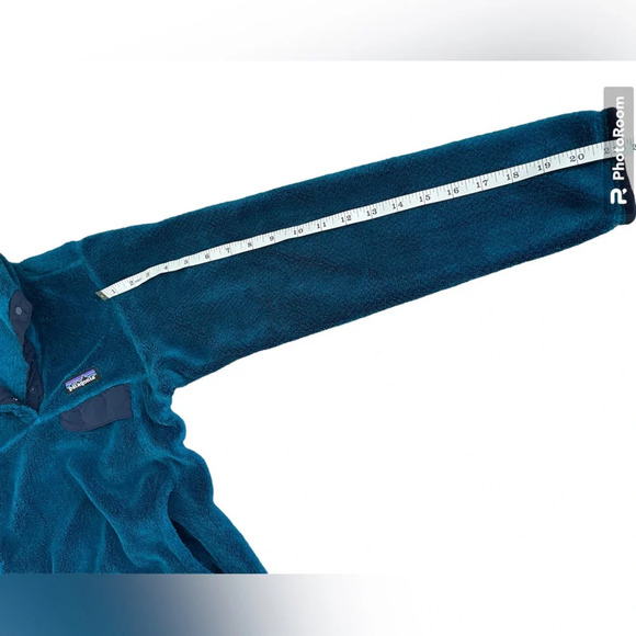 Patagonia Retool Snap-T Pullover Fleece Aqua Blue Size XS - Picture 5 of 9